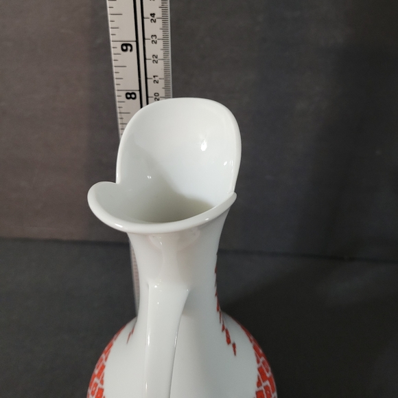 Ukrainian Art Pottery Vase Double Handles - Picture 8 of 8